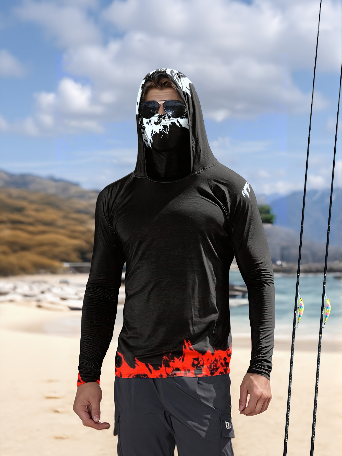 Camisa de pesca con capucha pa - Fishing Hoodie reseña y precio