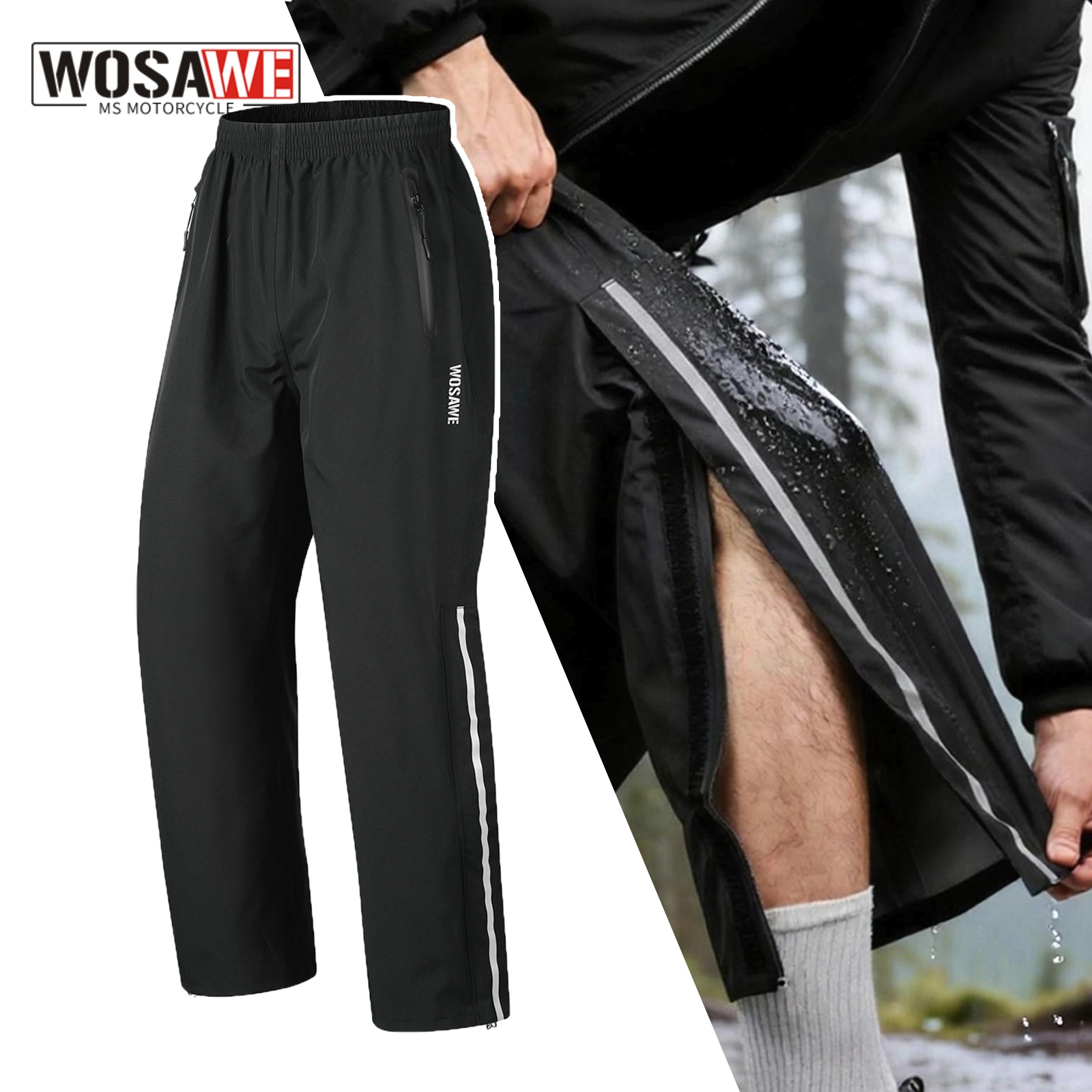 WOSAWE pantalones de lluvia a  - Fishing Pants Waterproof reseña y precio